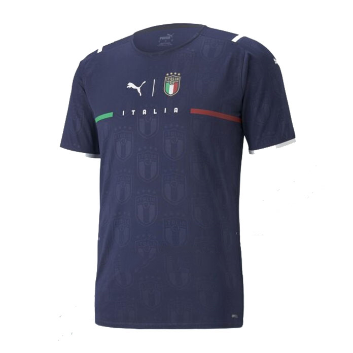 Trikot Italien Torwart 2021 Blau Günstige Fußballtrikots